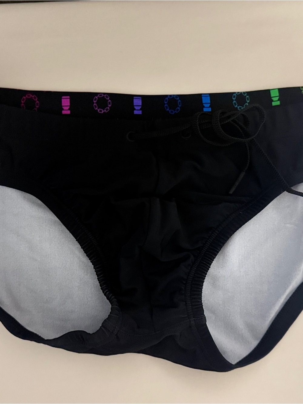 Nasty Pig Black Briefs with White Lining